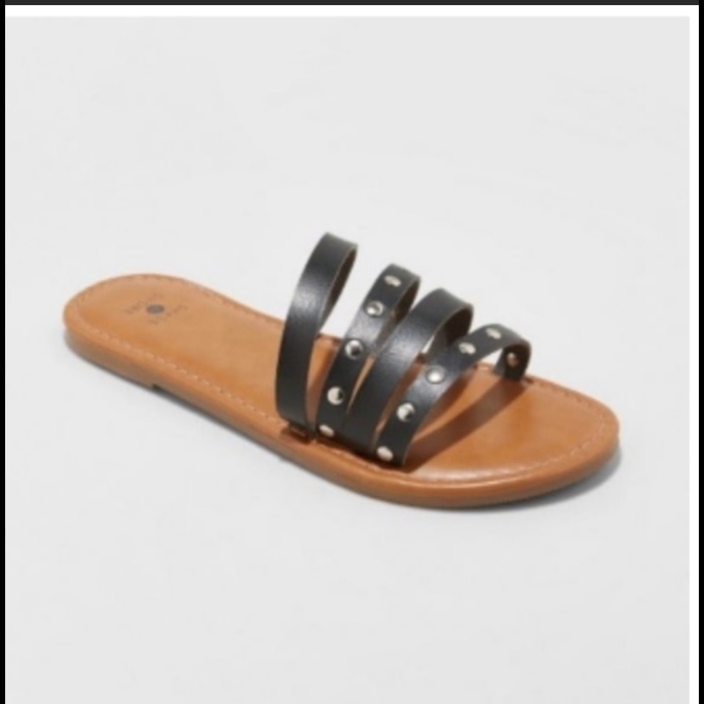 Shade and Shore Multi Strap Sandals NWOT